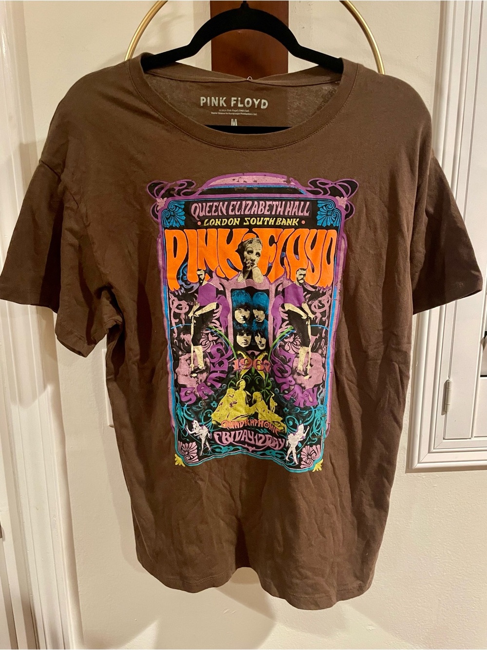 Pink Floyd Graphic T‑Shirt in Brown - Band Tee